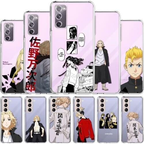Tokyo Revengers Manjiro Sano Clear Phone Case for Samsung Galaxy S20 FE S21 Ultra 5G S10 S9 S8 Plus S10e Transparent Cover Coque