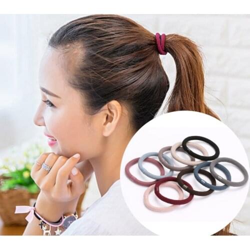 5-50Pcs Hair Accessories Scrunchies Elastic Hair Rope Tie Gum DIY Hairdressing Styling Rubber Bands Braiding Ponytail Headwear