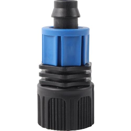 Garden Irrigation 3/4" Female Thread to DN17 Drip Tape Pipe Connector Greenhouse Orchard Vegetable Cultivation Watering Fittings