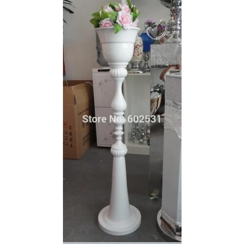 SPR 110cm high New!white wedding table flower stands/flower vase for wedding table centerpieces