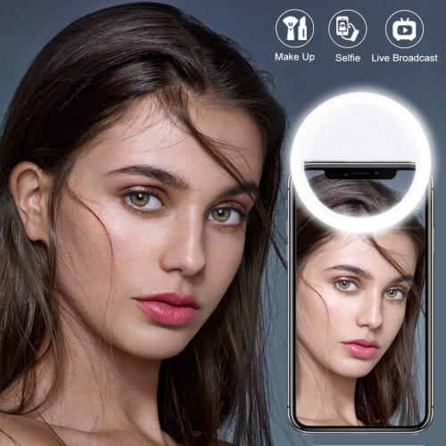 LED Fill Lights Mobile phone Selfie Ring Lamp Shoot Photo Supplementary Lighting Dimmable LED lamp For Makeup Video Tik Tok Live