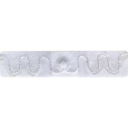Fabric UHF RFID Laundry Tag with hot melt glue support hot stamping on clothing- Pack of 100