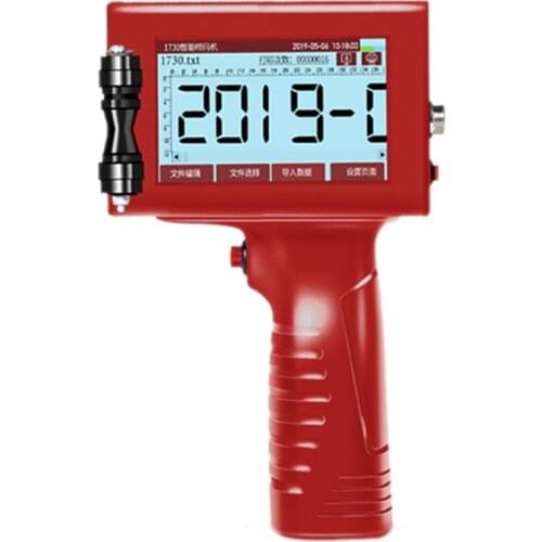 Smart Handheld Inkjet Printer To Print Production Date, Large Font Coding, Supermarket Barcode Packaging Carton