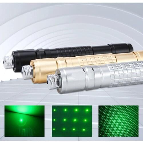 532nm 8000M High Power Green Laser Pointer Adjustable Focus Star shape Light Pen Lazer Beam Military Green Lasers