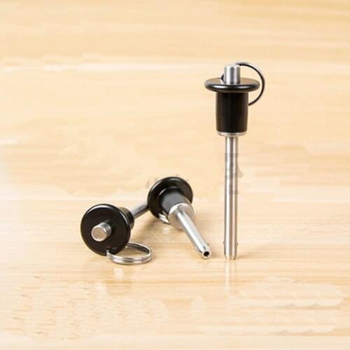 1pcs M12 Pull Ball lock pin Button type safety Wave bead latch pins Outer diameter 12mm Ball lock Clamping length 20mm-100mm