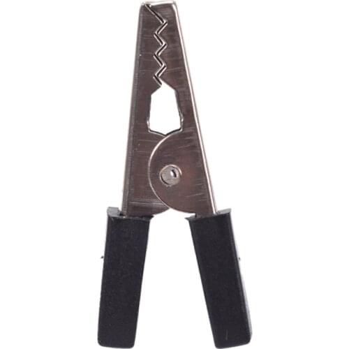 10Pcs Test Metal Alligator Clip Crocodile Clips Electrical Clamp For Testing Probe Meter With Plastic Crocodile Clamp