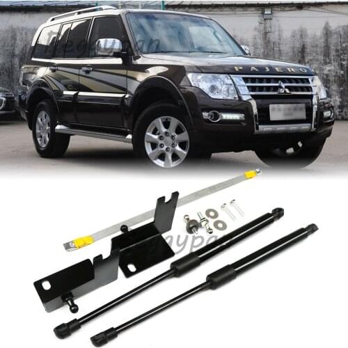 2Pcs Gas Charged Front Hood Bonnet Lift Supports Struts Springs Shocks Damper Props Fit For Mitsubishi Pajero 2018