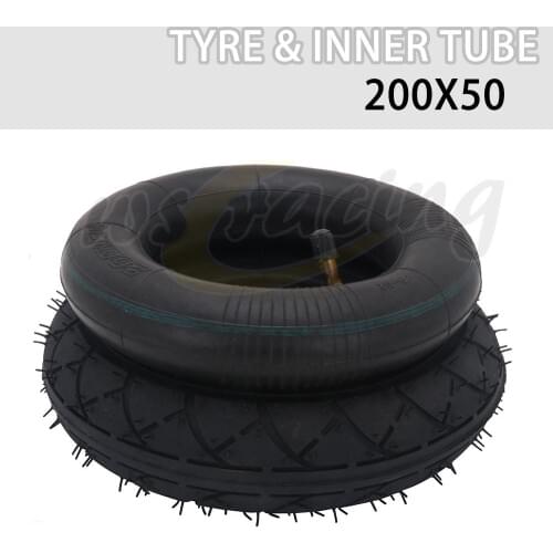 200*50 Inch Heavy Duty Inner Tube outer Tyre Pneumatic Tire wheel Thicker Inflation For Many Gas Electric Scooters and e-Bike
