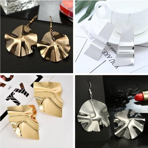 2020 Fashion Statement Earrings Big Geometric earrings For Women Hanging Dangle Earrings Drop Earing modern Jewelry Wholesale