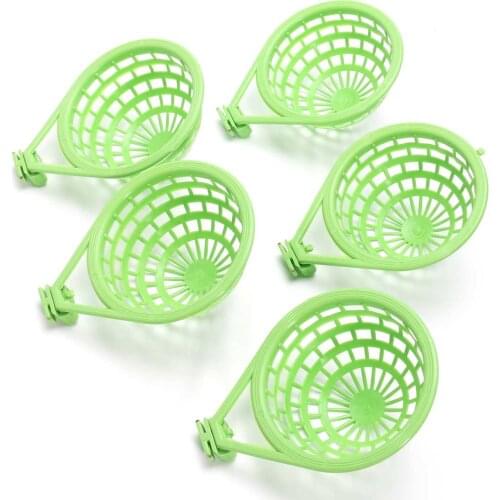 5pcs bird cage bird eggs Nest Pan parrot nest box decoration plastic Mesh Bird hatching accessories
