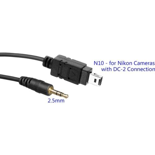 AODELAN 2.5mm SRC-N10 Remote Shutter Release Cable for Nikon D750, D610, D600, Df, D7500, D7200, D7100, D7000, D90, D5600, D5500