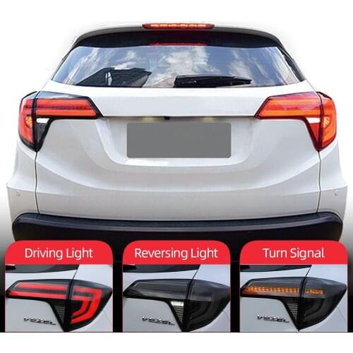 Car Flashing 1 Pair Car Dynamic Turn Signal Taillight LED Tail Light Rear Lamp Tail Lights For Honda HRV HR-V 2014 - 2019