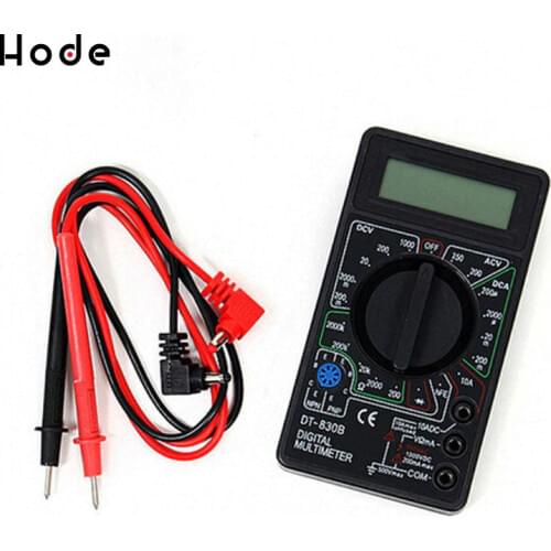 DT-830B LCD Digital Multimeter AC DC 200mV 1000V Voltmeter Ammeter Ohm Tester Meter Digital Multimeter