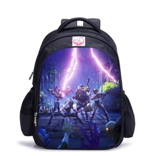 Childrens cartoon game night peripheral backpack youth leisure sports backpack boys and girls schoolbag