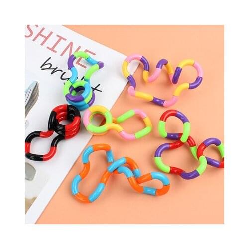 Fidget Anti Stress Toy Twist Adult Decompression Toy Child DIY Deformation Rope Perfect for Stress Kids To Play Random Send