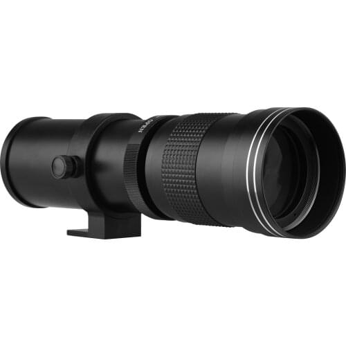 Camera MF Super Telephoto Zoom Lens F/8.3-16 420-800mm T Mount with Universal 1/4 Thread Replacement for Canon Nikon Sony Camera