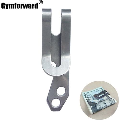 Camping EDC Money Clip Stainless Steel Keychain Outdoor Hiking Camp Equipment Supervivencia Tools Belt Travel Kit