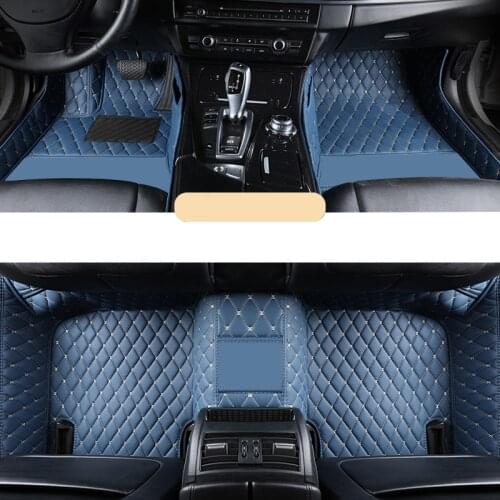 Car floor mats For kia sportage 4 2017 morning ceed jd rio x line soul seltos picanto carens stonic carpets rugs accessories