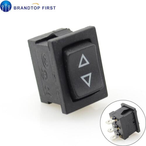 2pcs 21*15mm Momentary self-reset Rocker switch (ON)-OFF-(ON) 3pins