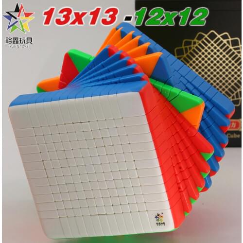 YuXin Magic Cubes 13x13x13 12x12x12 High Level Puzzles 13X13 12X12 13*13 12*12 Professional Puzzle Cubes