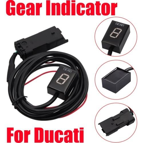 Motorcycle Ecu Direct Mount 1-6 Speed Gear Display Indicator For Ducati Monster 796 Corse Stripe 1100 EVO Diesel Desmosedici RR