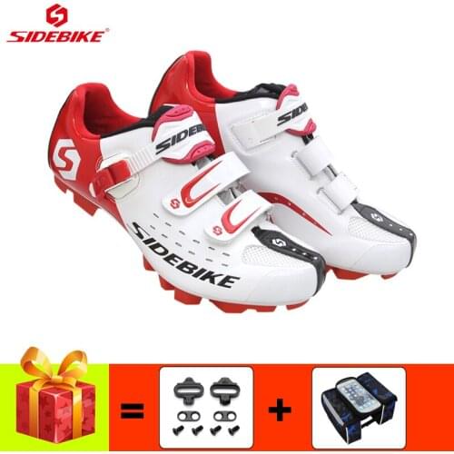 SIDEBIKE Cycling shoes men sapatilha ciclismo mtb mountain bike sneakers self-locking breathable ultra-light riding bicycle shoe