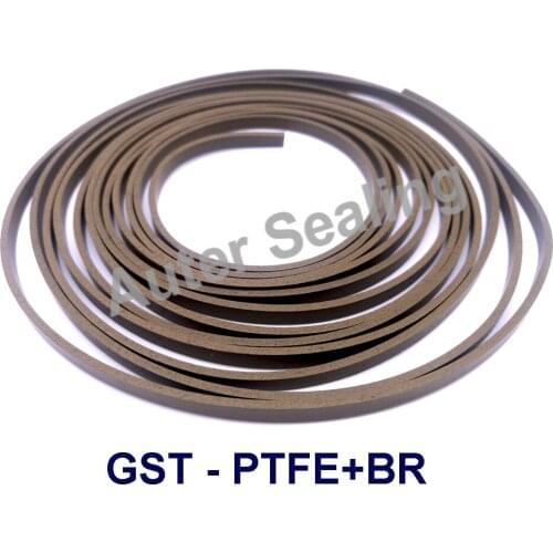 Guide tape GST Thickness=1.5 -2 mm PTFE wear tape hydraulic cylinders seal industry support Tape GUIDING COMPONENTS GUIDE STRIPS