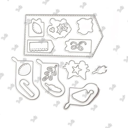 New Christmas CANDY CANES Metal Cutting Dies and Clear Stamps Cut Die Mold Blade Knife Punch Scrapbook Paper Craft Stencils Dies