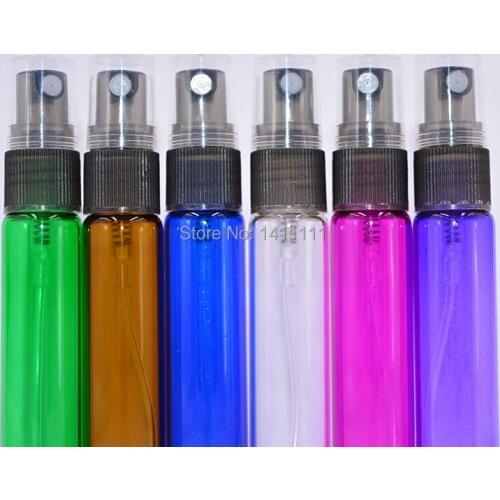 Wholese 1000pcs/lot Colorful Fine mist 10ml 1/3oz Refillable Empty Atomizers Perfume Bottles Makeup Aftershave Liquid Bottle