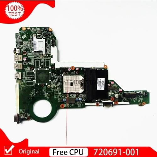 Original 720691-001 720691-501 For HP Pavilion 15-E 17-E 15 17 Laptop Motherboard DA0R75MB6C0 MAIN BOARD Socket FS1 DDR3