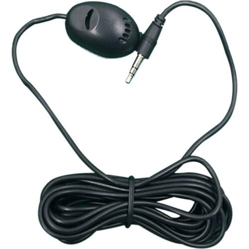 PVC 3M Wired 3.5 mm Stereo Jack Mini Car Microphone External Mic For PC Car DVD GPS Player Radio Audio Microphone