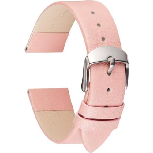 Genuine Leather Watchbands Womens Cute Bracelet Straps 14mm 16mm 18mm 20mm 22mm Simple Thin Watch Strap for DW