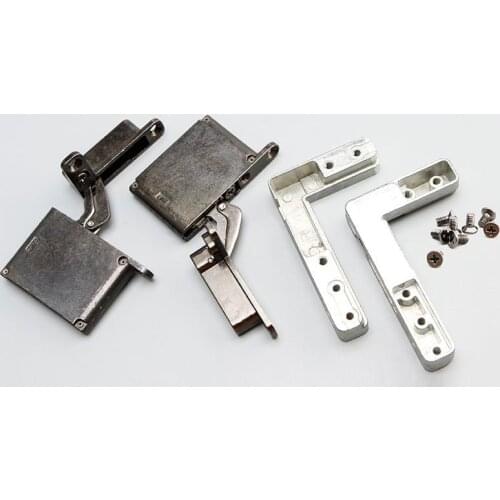 Hidden folding door hinge Hydraulic hardware Silent buffer cabinet door heavy self closing door hinge for the kitchen