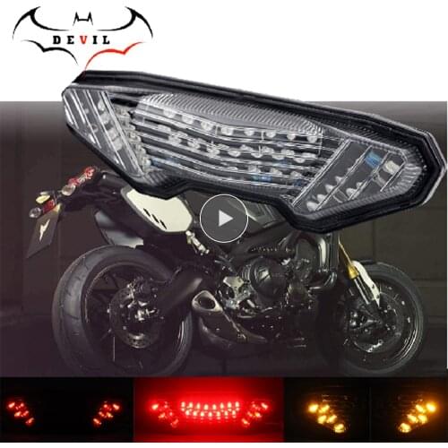 LED Tail Light Turn Signal For YAMAHA MT-09 FZ-09 14-16, FJ-09 MT09 Tracer 900/GT MT10 FZ10 15-20 motorcycle light Accessories