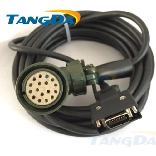 Tangda Servo motor code line MR-J2S series connection line MR-JHSCBL03 05 10M-L wire Cable 5 meters