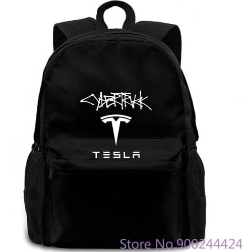Tesla Cybertruck Tesla Model 3 Electric Car Owner Gift Elon Musk Space X backpack