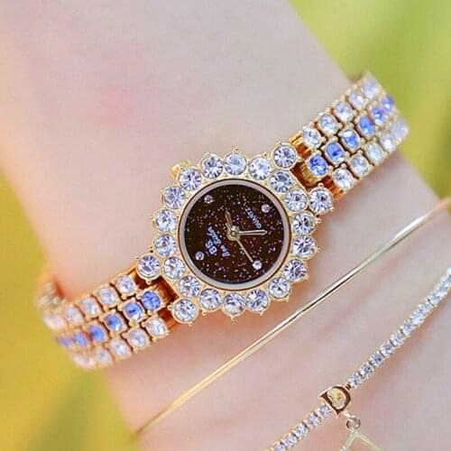 Women Watch 2020 Luxury Brand Gold Clock Lady Wrist Watches Crystal Female Ladies Quartz Watch Fashion Womens Wristwatch