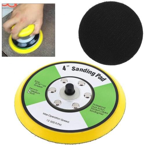 4 Inch Professional 12000RPM Double-acting Random Orbital Sanding Pad with Hairy Surface for Polishing and Sanding NEW