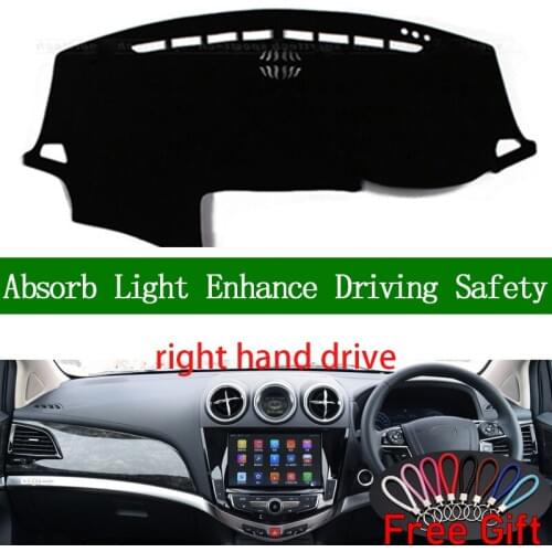 For BYD S7 2011 2012 2013 2014 2015-2017 Right Hand Drive Car Dashboard Cover Dash Mat Dash Board Pad Carpet Dashmat