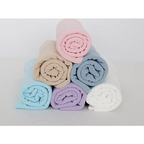 Newborn Stretch Knit Wrap Layer Fabric Knit Soft Swaddle Wrap Photography Props Newborn Cocoon Fabric