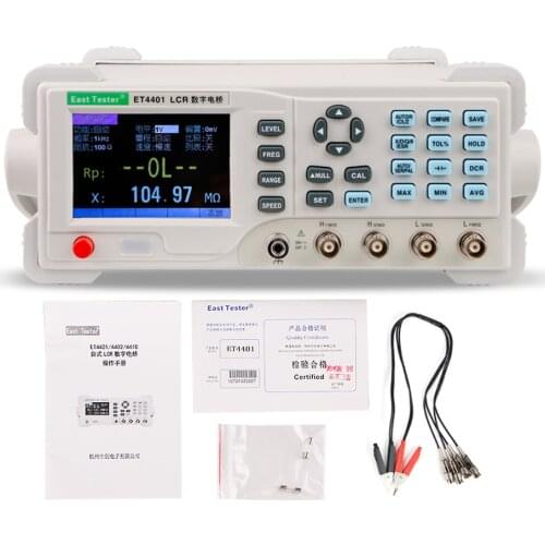 ET4401/ET4402/ET4410 Electric Bridge Resistance Impedance Capacitance Inductance Measure Instrument Desktop Digital LCR Meter