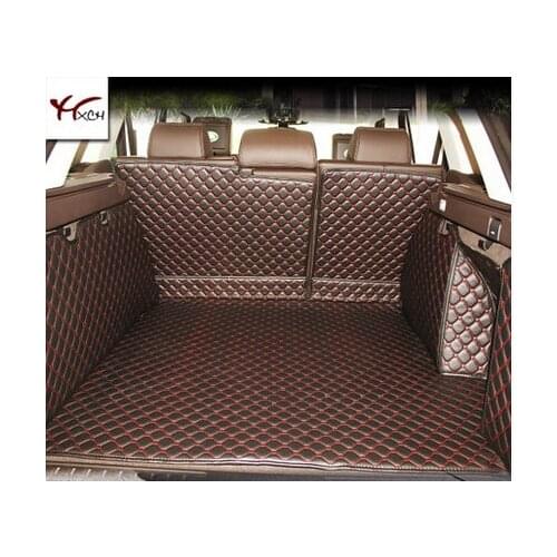 Good quality! Special trunk mats for Land Rover Range Rover Sport 2016-2014 Easy to clean waterproof boot carpets,Free shipping