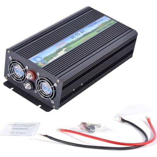 Pure Sine Wave Inverter Converter RBP-1000S 1000W 12V/24V/36V/48V/60V to 220V Home Power Supply Solar Power Generator Inverter