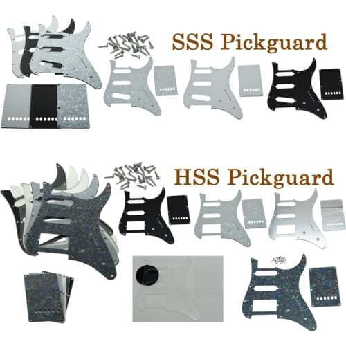 Kaish HSS/SSS Pickguards and Back Plate with Screws for Yamaha PACIFICA