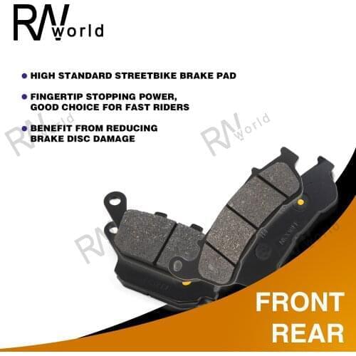 Motorcycle Front and Rear Brake Pads Accessories For HONDA CBF 1000 FA FAA(3 Piston Front Caliper/ABS Model) 2010-2013 2011 2012