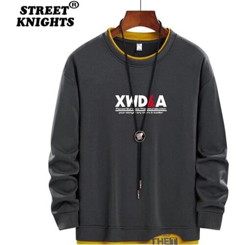 2021 New Spring Autumn Mens Hoodies SweatshirtsLetter Print Fashion Harajuku Casual Streetwear Hoodies Sweatshirt Men Tops