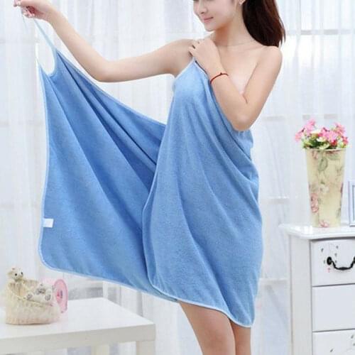 Wearable New Home Textile Towel Women Robes Bath Towel Dress Womens Lady Fast Drying Beach Spa Magical Nightwear Sleeping
