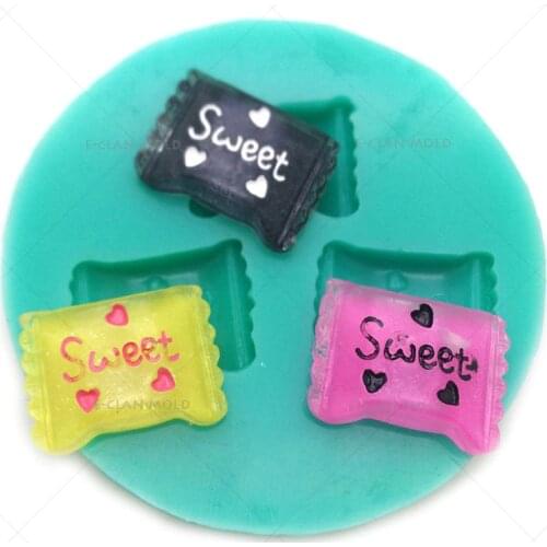 New sweet fondant silicone forms cake decorating tools Confectionery chocolate molds cake tool candy resin mold baking F0632TG35