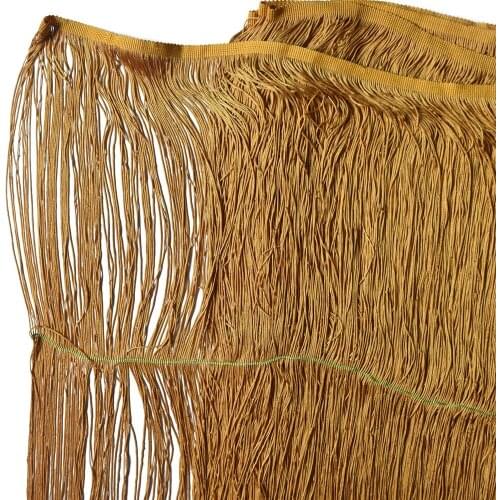 Wholesale 1 yard/lot 100cm Long Polyester Lace Tassel Fringe Trim DIY Garment Latin Dress Curtain Sewing Craft Accessorie FZ295