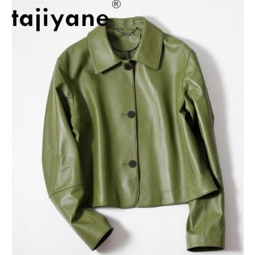 Autumn Women Coats 2021 Genuine Leather Jacket for Women Real Sheepskin Jackets Female Clothing Mujer Chaqueta TN2801